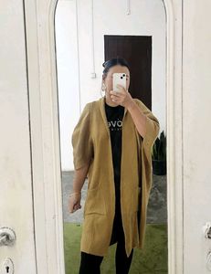 Tan Knit Cardigan