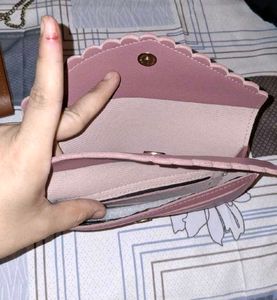 Pink Studded Wallet