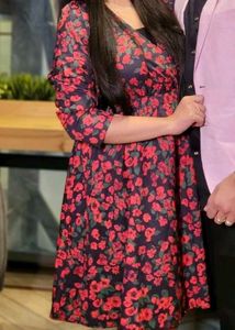 Floral Print Wrap Dress
