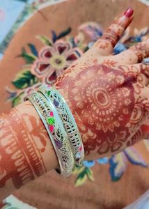 pure silver bangles