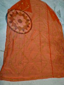 Colorful Ethnic odhna 4 set semi fabric