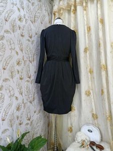 Chic Black Wrap Dress
