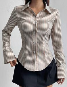 y2k striped shirt