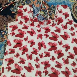 cute nack,Sleeveless short kurti handmade