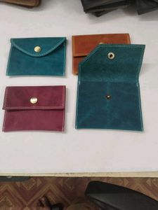 Handcrafted Leather Snap Wallet