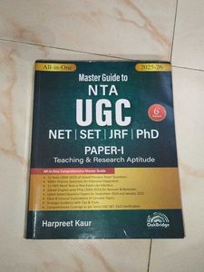 NTA UGC NET SET JRF PhD Paper-I Guide
