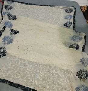 Floral &amp; Lace Embroidered Tunic