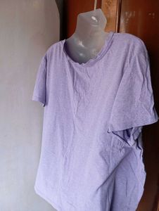 Lavender V-Neck T-Shirt