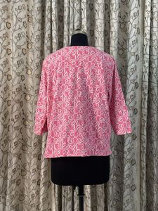 Pink Printed Kurta