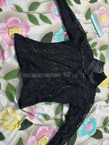 Elegant Black Lace Blouse