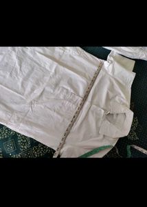Men's White Kurta Pajama Set