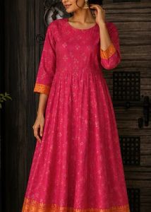 Pink Anarkali Kurta🌸
