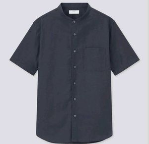uniqlo linen cotton Short Sleeve shirt