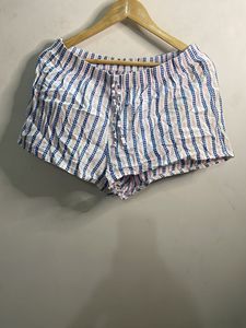 Cute Striped Pajama Shorts
