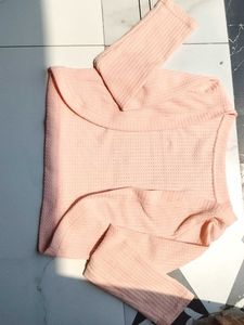 Beige colour a sleeveless patchwork top