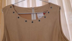 Beidge Suede Dresses w/eyelets for 32-34 chest