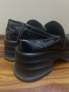 Black Patent Leather Loafers