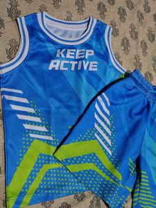 Keep Active Blue Athletic Set