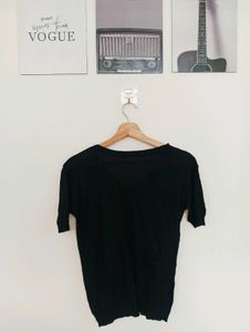 Classic Black V-Neck T-Shirt