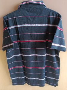 Men's Striped Polo Shirt