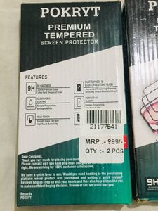 2 POKRYT Premium Tempered Screen Protector