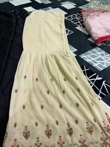 Elegant Embroidered Black Kurta