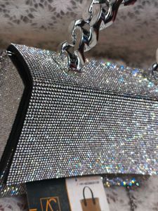 Sparkling Silver Clutch