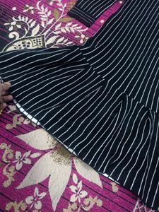 Black Long Woolen Top