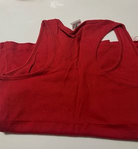 Red Racerback Tank Top