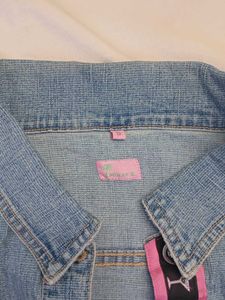 Denim Jacket with Cocktail Ribbon