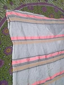Striped V-Neck Casual Top