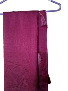 Beautiful Purple Dupatta with Tassels