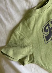 Burger bae - Lime Green Hysteric Graphic Tee