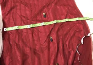 Red Anarkali Kurta Set with Embroidered Jacket