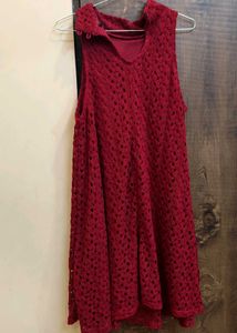 Beautiful Crochet Mini Dress