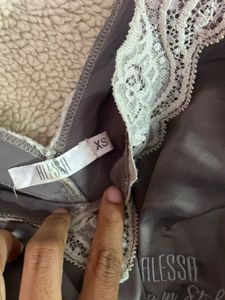 Satin &amp; Lace Nightgown
