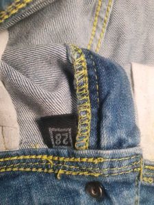 Light Wash Denim Shorts