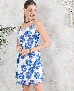 Floral Print Sleeveless Dress