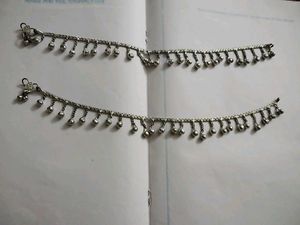 Elegant Anklets with Dangling Charms