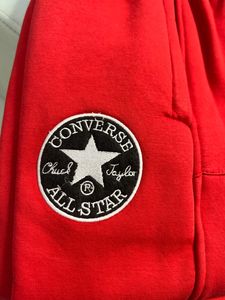RED CONVERSE LOWER WITH SIDE POCKET