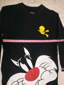 Looney Tunes Tweety &amp; Sylvester Long Sleeve Top