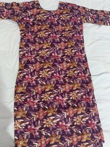 Floral Print Kurta