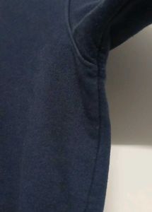 Men's Navy Blue Zip-Up Hoodie