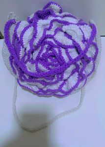 Handmade Crochet Flower Bag