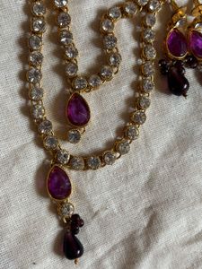 Exquisite Kundan Necklace &amp; Earrings Set
