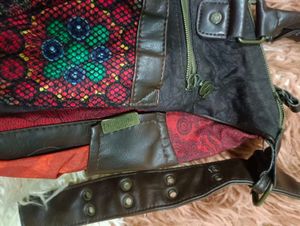Unique Desigual Patchwork Shoulder Bag