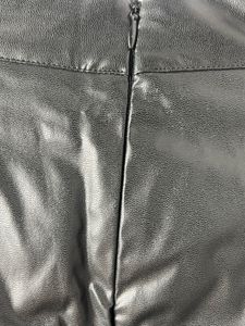 New Black Faux Leather Mini Skirt Size S