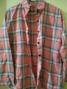Pink Plaid Shirt