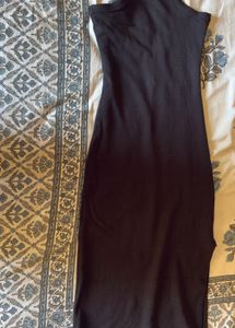 Black Sleeveless Maxi Dress