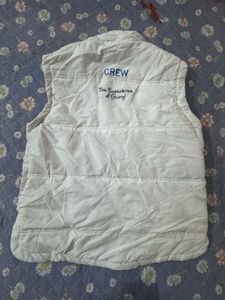 White Padded Vest Jacket